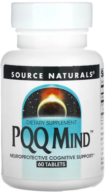 소스내츄럴스 Source Naturals PQQ Mind™ 60 Tablets, 소스내츄럴스 Source Naturals, PQQ Mi, 1개, 60정 - 쿠팡