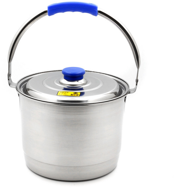 한양 스텐 미니들통 6.5L 220x190mm 육수통 곰솥 빨래솥, 1개