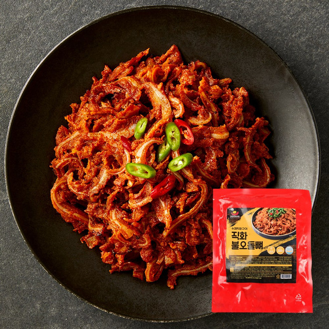 술안주 직화 불 오돌뼈, 3개, 200g