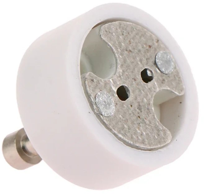 (YY)1/2/3/5개 2025년 신제품 GU10 to CFL LED 스포트라이트 소켓 연장기 램프 전구 베이스 홀더 컨버터, 03 1Pc GU10-MR6