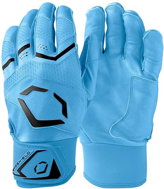 EvoShield Carbyne 청소년 배팅 장갑 - 팀 화이트 라지, 청소년 라지, 1개