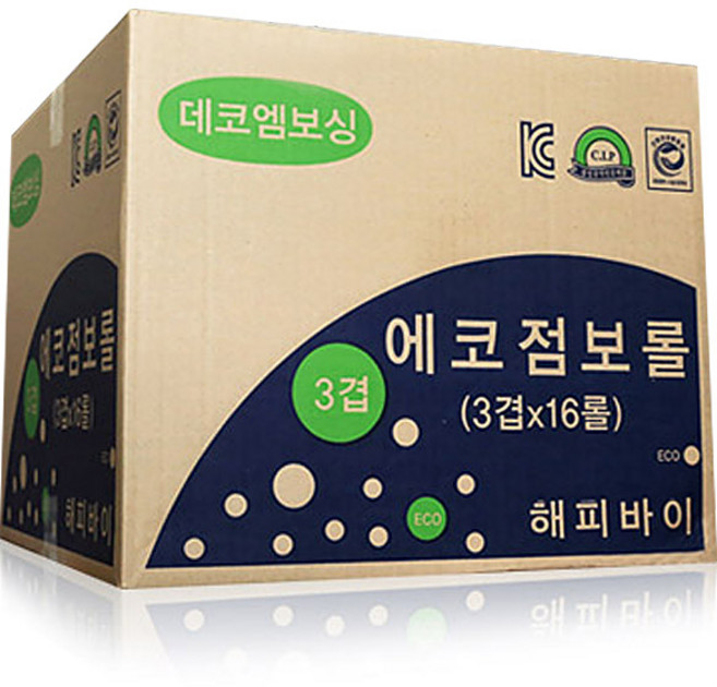 에코 점보롤 3겹 16롤, 1개, 1박스