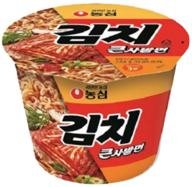 농심 김치 큰사발 16개