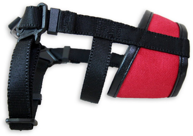 애견 중형견 대형견 입마개 진돗개 리트리버 산책 훈련 짖음방지, 10호(입둘레26cm), 빨강, 1개