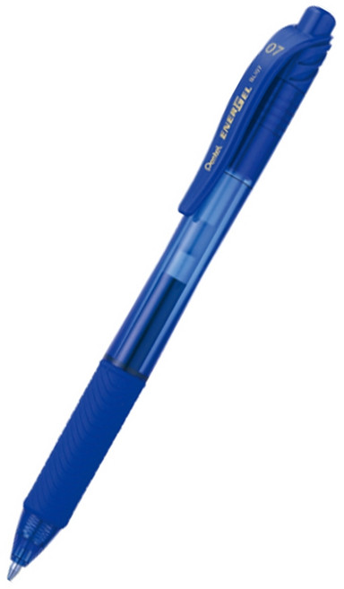 펜텔 에너겔 X 중성펜 0.5mm 0.7mm, 0.7mm 블루, 3개