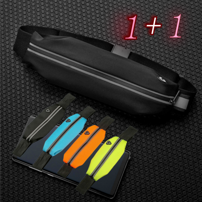 이우플레이 런닝벨트 런닝가방 생활방수형 블랙1+택1