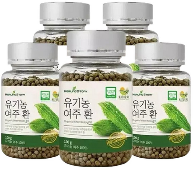 힐링스토리 국산 여주환 100g 5통, 5개