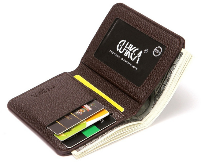 CUIVCA 超薄鈔票卡夾 多功能收納男士皮夾