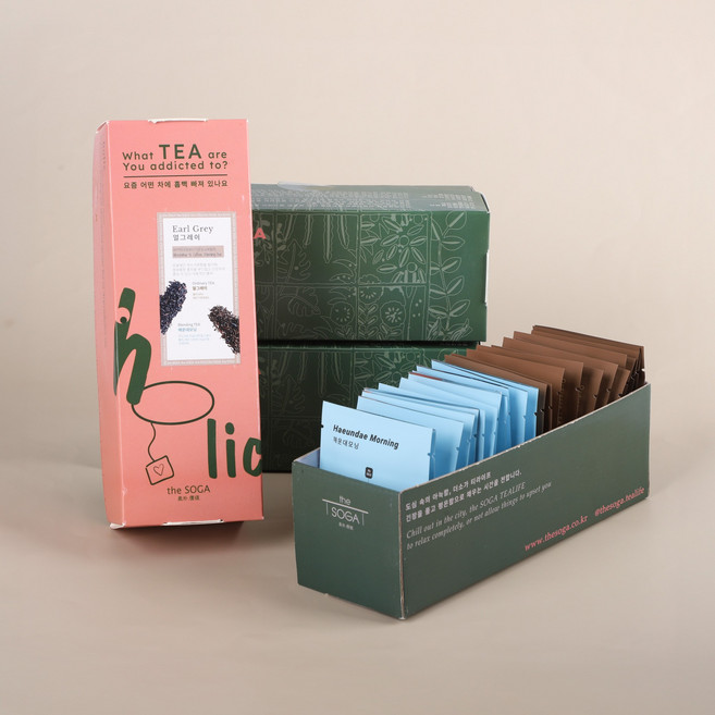 [더소가] 얼그레이 컬렉션 세트 24티백 취향을 깊게 티홀릭 에디션 홍차 블랙티, 1개, 24개입, 2g