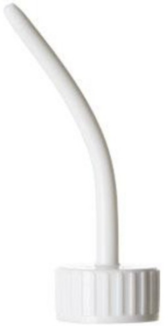 깔때기 뚜껑형 흰색 불투명 PVC 파라핀 오일용, 1개