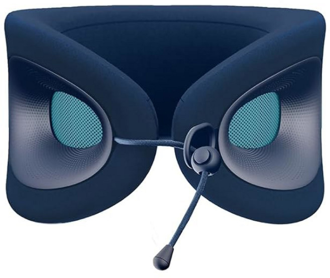 카보 여행 필수 목 베개 - 대부분의 크기(11-21인치)에 맞습니다 장거리 비행 시 최상의 편안함을 위해 조정하는 세 가지 방법 (다이아몬드), Sapphire, 1개