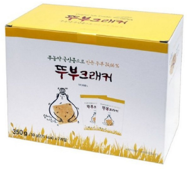 코스트코 두부과자 뚜부크래커 건강 국산콩 어린이 간식, 350g, 1개