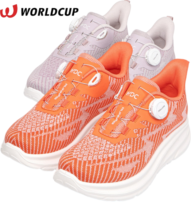 [매장발송] 월드컵 여성 다이얼 운동화 사계절 러닝 조깅 통기성 쿠셔닝 런닝화