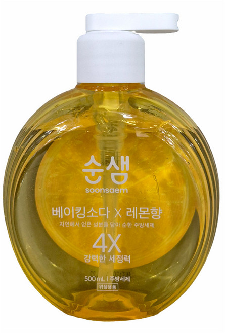 순샘 베이킹소다 레몬 주방세제, 500ml, 6개