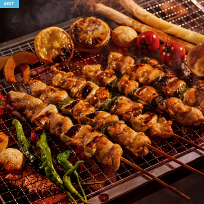 다물꼬치 캠핑용 꼬치구이세트 BIG파닭꼬치, 100g, 5개