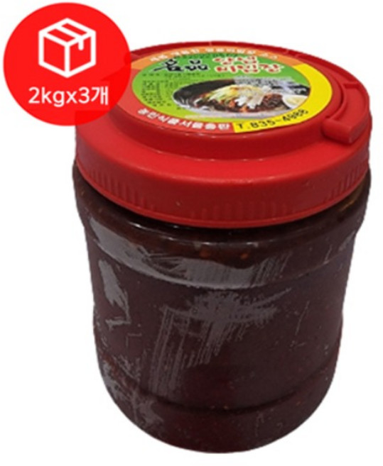 농민식품 명품비빔장 2kg 3개 세트