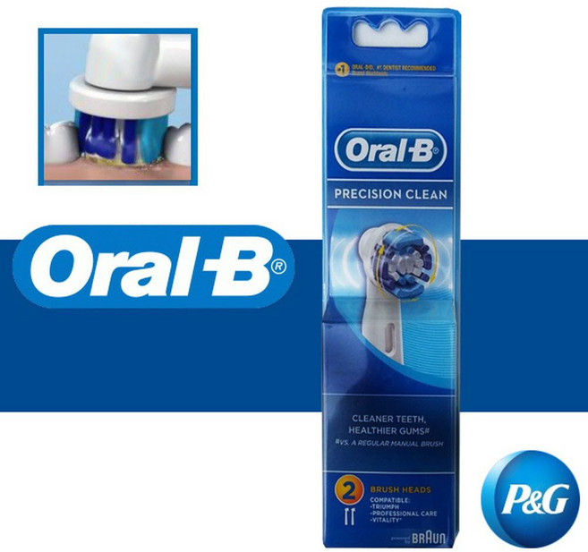 오랄비 진동칫솔 회전형 전동칫솔모 리필 2P 전자칫솔, 1개