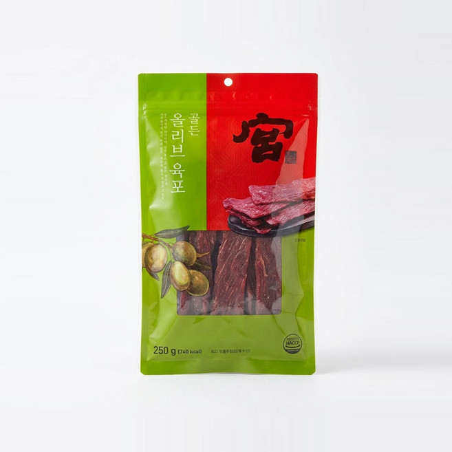 궁 골드 올리브 육포 250g, 1개