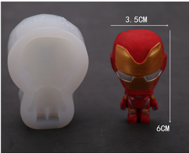 레진 스파이더맨 아이언맨 타노스 헐크 캡틴아메리카 석고 수제몰드