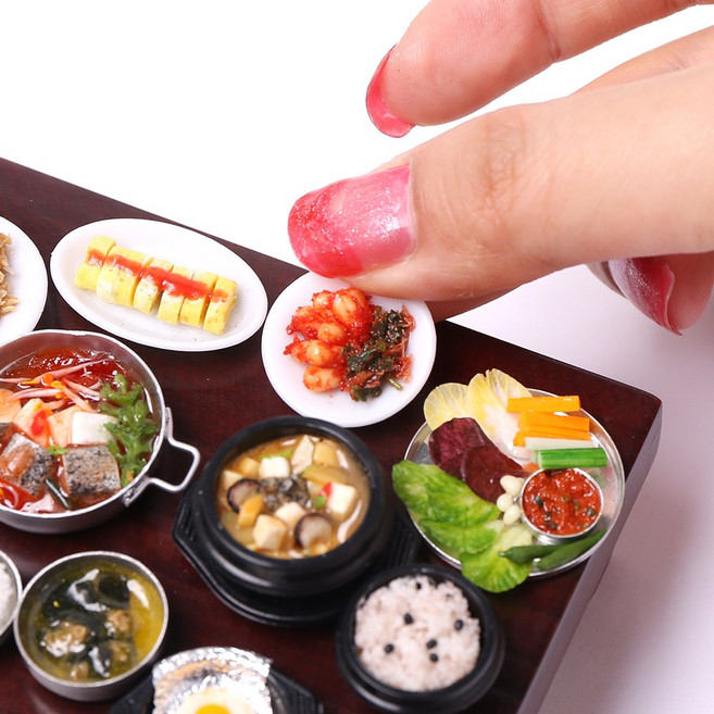 납골당 꾸미기 미니어처 단품 한식 반찬 요리 미니어쳐 제사상 상차림, [한식/반찬,요리]총각김치