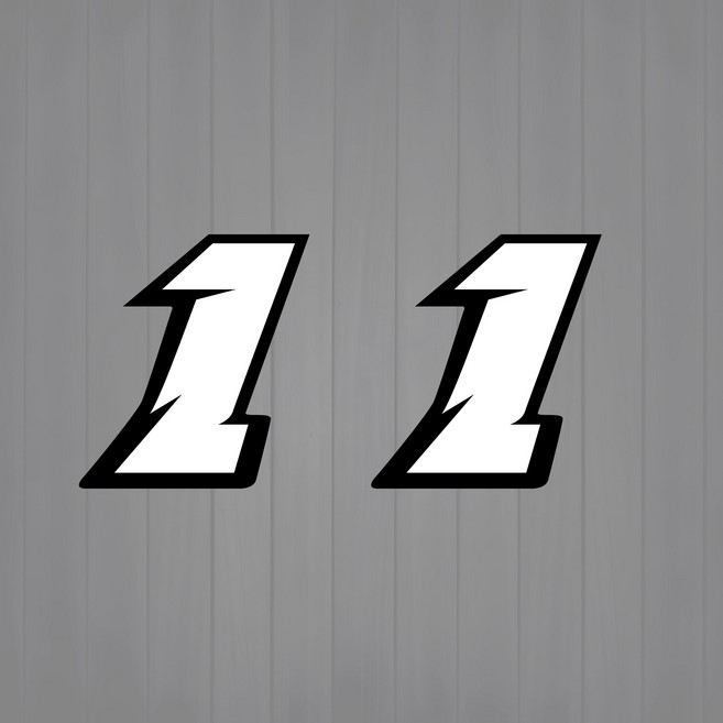 오토바이 레이싱 아라비아 숫자 스티커 DIY 수리 반사 레인보우 헬멧 자동차 스타일링 3D 데칼 2 개, 02 Height 5cm, 02 2PCS Reflective 1