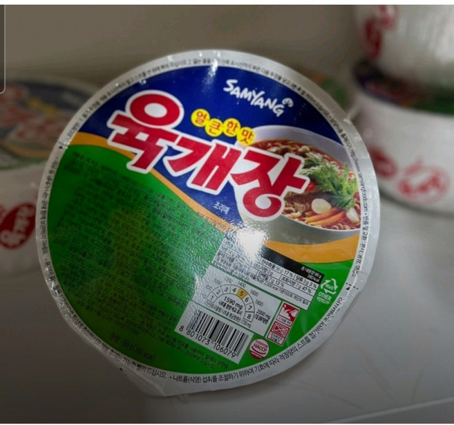 삼양 육개장 86g, 72개