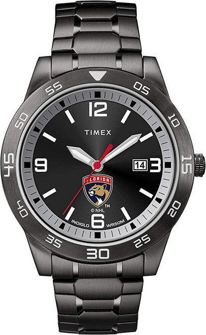 Timex NHL 남성용 42mm Acclaim 시계 Anaheim Ducks 모던., Florida Panthers