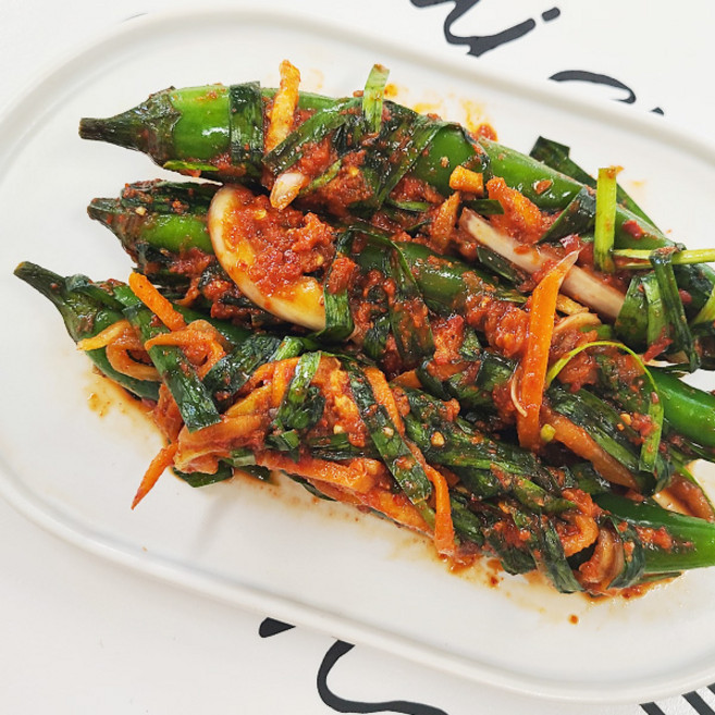 NAB 국내산 전라도 오이고추 소박이, 600g, 1개