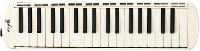 [오피스스쿨] 엔젤악기 멜로디혼 AM-E37 (2종류택1) 37키 멜로디언 음악시간, 1개, 엔젤 멜로디혼 AM-E37 (크림화이트)