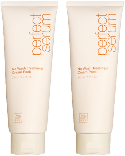 미쟝센 퍼펙트 노워시 트리트먼트 크림팩, 230ml, 2개
