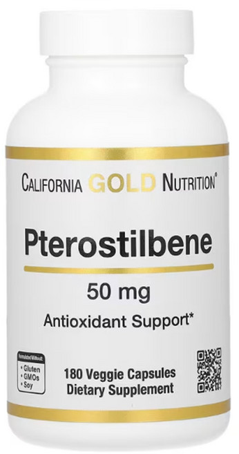 CG땡 프테로스틸벤 레스베라트롤 고약사 50mg 180정 6개월분 1통, 1개