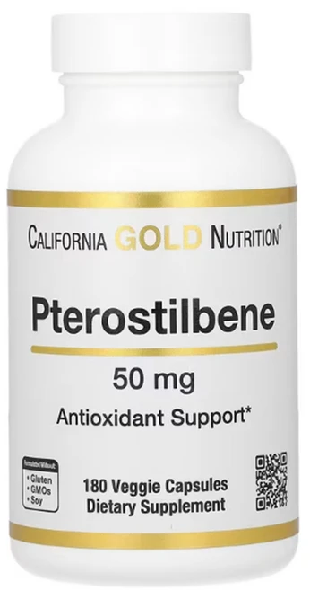 CG땡 프테로스틸벤 레스베라트롤 고약사 50mg 180정 6개월분 1통, 1개 - 쿠팡