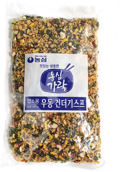 농심 가락 우동건더기스프 국물고명 토핑 후레이크, 우동용 건더기스프 500g 농심, 500g, 1개