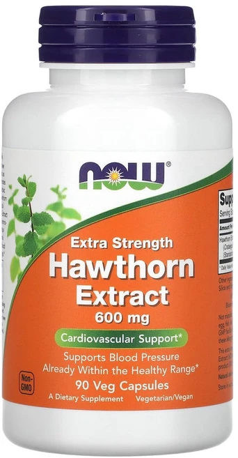 나우푸드 엑스트라 스트렝스 산사나무 추출 600 mg 90 식물성 캡슐, 1개, 90정 - 쿠팡