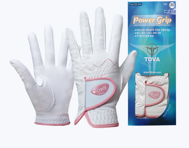 여름용 숨쉬는 골프장갑 파워그립 여성양손 시원하고 쾌적한장갑