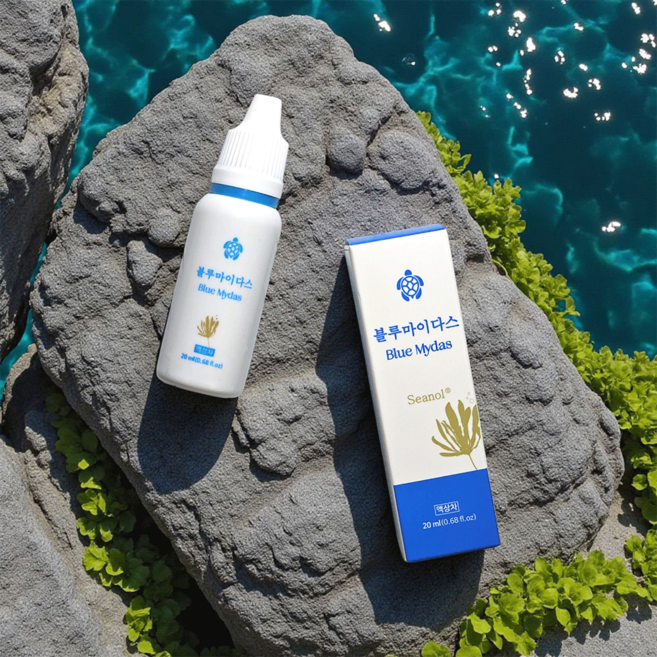 블루마이다스 감태추출물 맑은아침 5방울 감태액상차 씨폴리놀 감태킹 BlueMydas [원산지:국산], 3개, 20ml