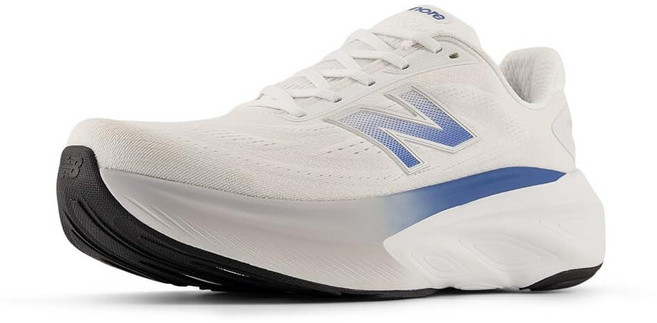 New Balance 남성용 프레시 폼 X 모어 V6 러닝화 Nb 103 화이트/블루 아게이트 315mm(12.5 XW)