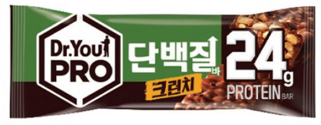 오리온 닥터유 프로 단백질바 크런치, 70g, 12개