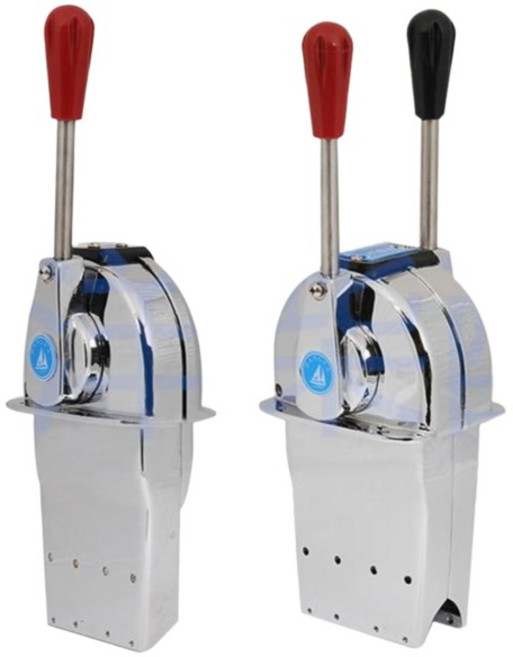 선박 컨트롤 레버 스로틀 방수 캠핑카 판넬 엔진 제어, 스테인리스 스틸 커넥터 헤드, 1개