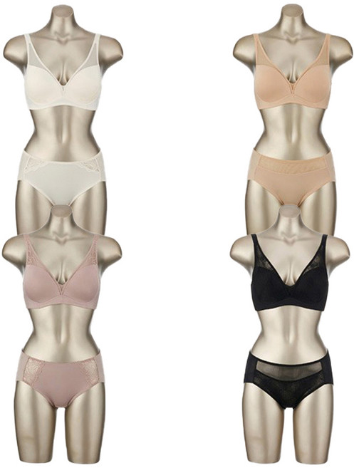 비비안 데일리 누디 풀컵 여성 속옷 브라 팬티 세트 8종