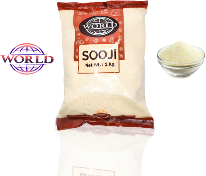 World Sooji Semolina 월드 수지 세몰리나 밀가루, 1개, 1kg