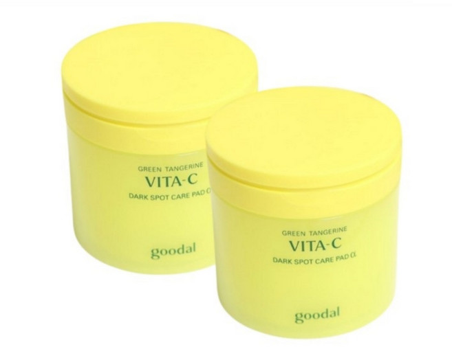 구달 청귤 비타C 잡티 케어 패드 알파 160ml, 70매입, 2개