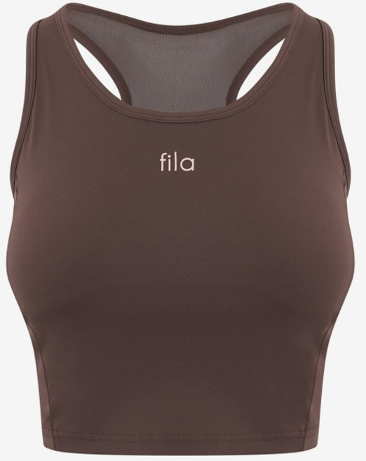 [FILA] 미디엄 서포트 크롭 브라탑 (FS2ITH2251F_BRN)