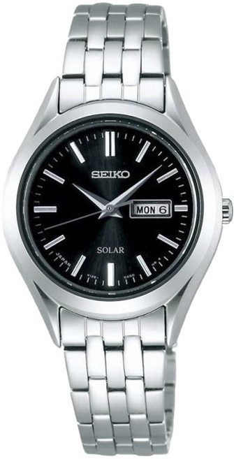 Seiko 精工 Selection Solar Sapphire Glass Repair女士金屬腕錶 STPX031