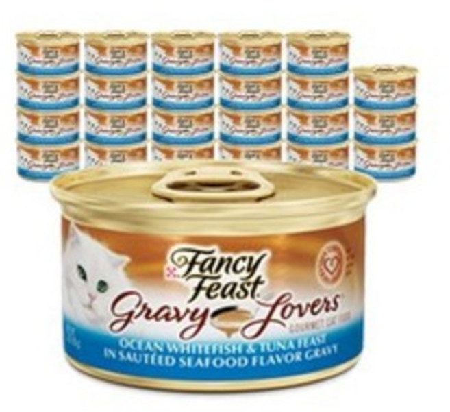 팬시피스트 3개월이후 고양이 그레이비러버스 주식캔, 85g, 48개