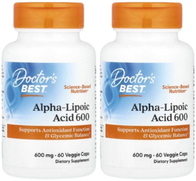 닥터베스트 알파리포산 600mg 60캡슐 2개 AlphaLipoicAcid