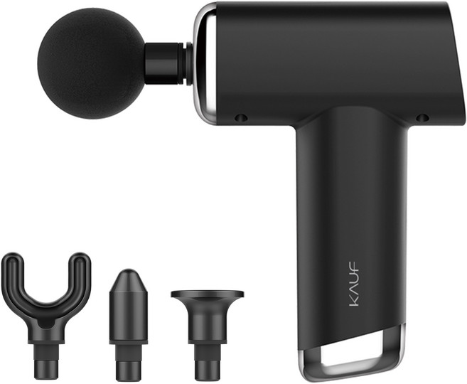 카프 무선 전동 진동 미니 마사지건 안마기 KF-G120, 블랙