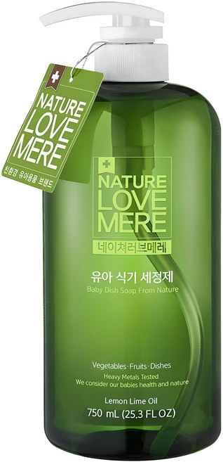 네이쳐러브메레 유아 식기세정제, 750ml, 1개 - 쿠팡