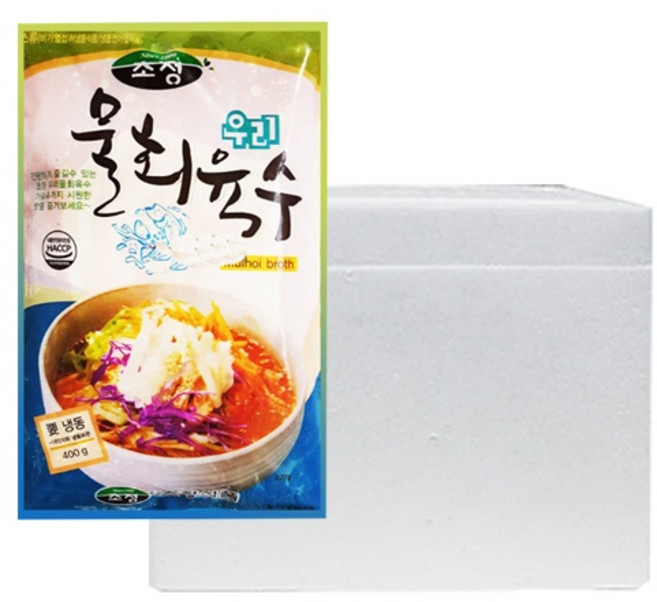 3위 - 초정식품 초정물회육수 우리 물회육수, 400g, 400ml, 5개
