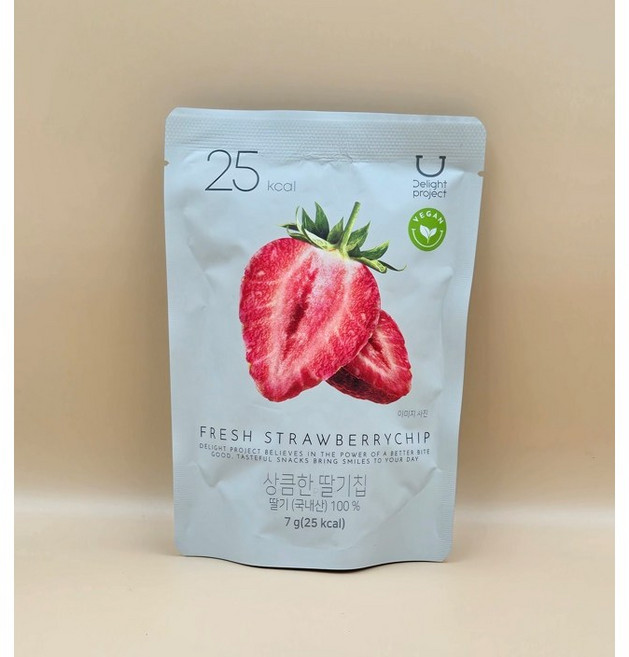 딜라이트 프로젝트 상큼한 딸기칩 7g 5개입, 5개